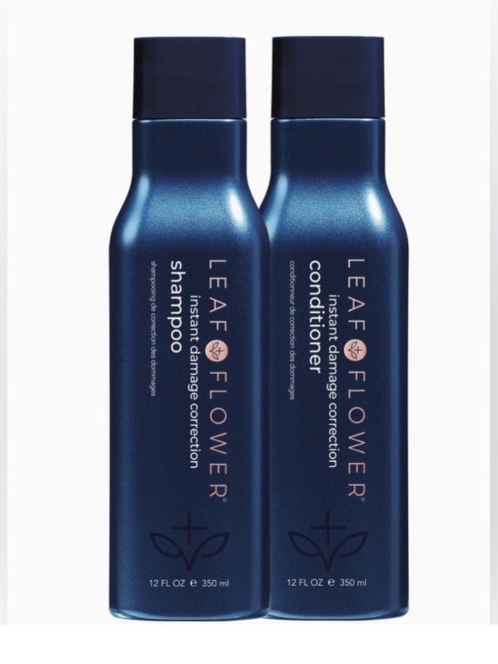 New Leaf Flower Instant Damage Correction Shampoo/Conditioner Duo 12 oz.